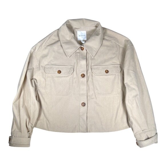 Anthro Avec Les Filles | Women's Cropped Utility Corduroy Shacket | Size XL - Picture 2 of 13